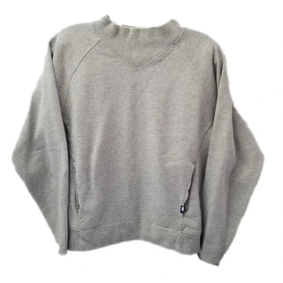 Kit and Ace Grey Ribbed Mock Neck Sweater XS - Picture 2 of 12